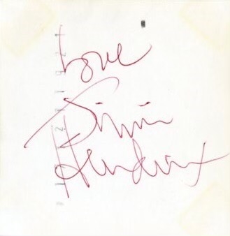 Jimi Hendrix ULTRA RARE Signed Color Concert Photograph (Tracks UK)(Epperson/REAL LOA)