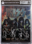 KISS Group Signed 8" x 10" Promo Photo for "End of the Road" World Tour (Beckett/BAS Encapsulated)