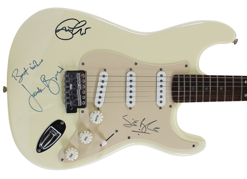 Cream Group Signed Fender Squier Stratocaster Guitar (JSA LOA)