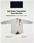 Tupac Shakur Amazing Screen Worn PHOTOMATCHED Dress Shirt from Gang Related for Movie Death Scene - Filmed Weeks Before Actual Death! (Resolution Photomatching)