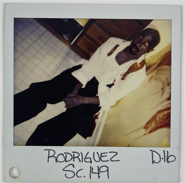 Tupac Shakur Amazing Screen Worn PHOTOMATCHED Dress Shirt from Gang Related for Movie Death Scene - Filmed Weeks Before Actual Death! (Resolution Photomatching)
