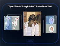 Tupac Shakur Amazing Screen Worn PHOTOMATCHED Dress Shirt from Gang Related for Movie Death Scene - Filmed Weeks Before Actual Death! (Resolution Photomatching)