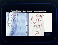 Tupac Shakur Amazing Screen Worn PHOTOMATCHED Dress Shirt from Gang Related for Movie Death Scene - Filmed Weeks Before Actual Death! (Resolution Photomatching)