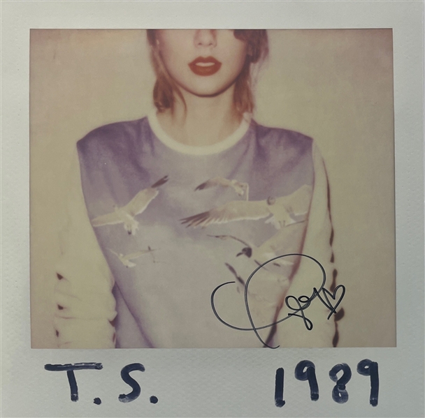 Taylor Swift Signed "1989" Album Cover w/ New Unopened Copy (JSA LOA)