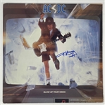 AC/DC Angus Young Signed "Blow Up Your Video" Album Cover (Beckett/BAS)