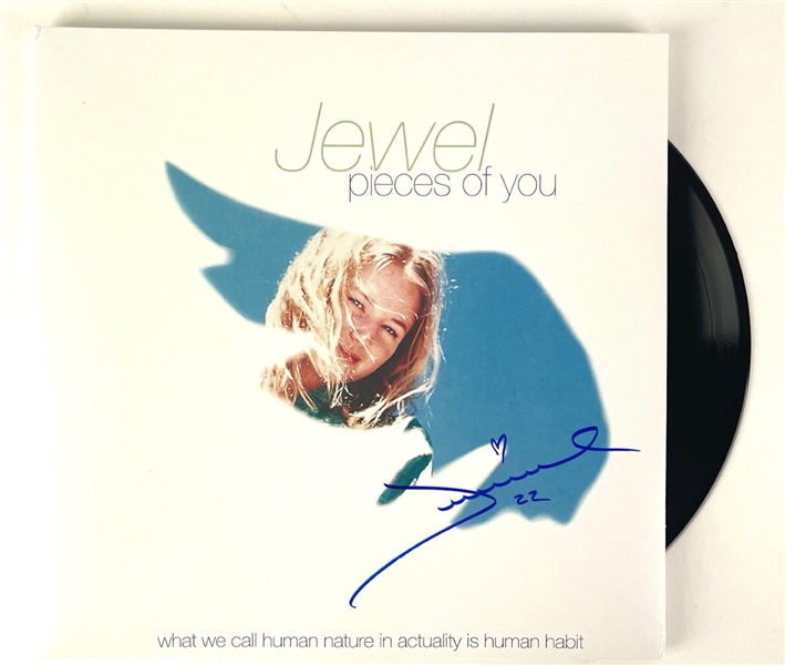 Jewel Signed "Pieces of You" Album Cover w/ Vinyl (Beckett/BAS)