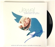 Jewel Signed "Pieces of You" Album Cover w/ Vinyl (Beckett/BAS)