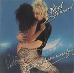 Rod Stewart Signed "Blondes Have More Fun" LP Cover (ACOA)