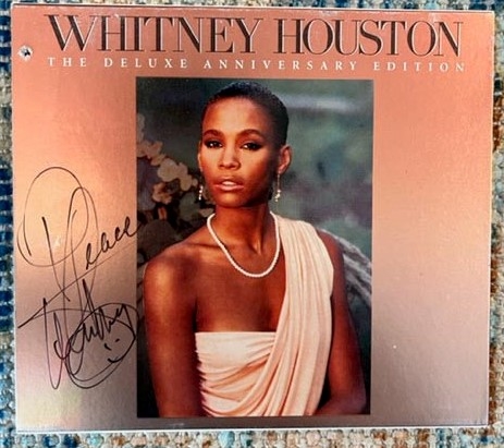 Whitney Houston Signed & Inscribed CD (Epperson/REAL LOA)