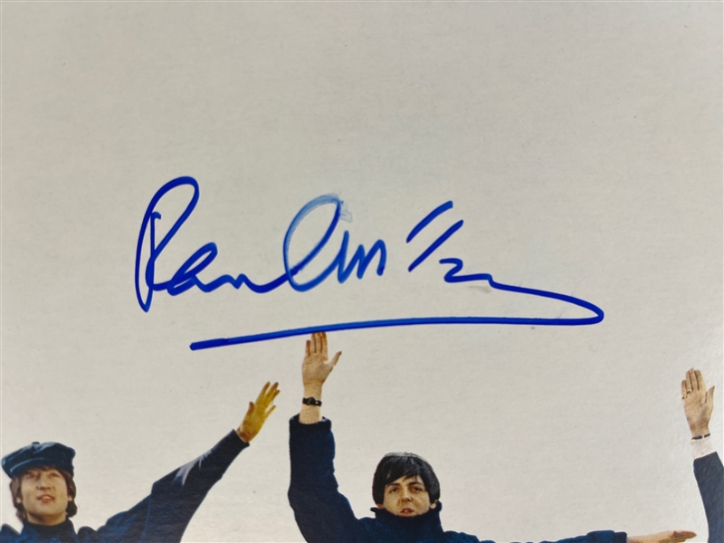 The Beatles: Paul McCartney Signed Help! Album Cover (Original Parlophone UK Release!)(JSA LOA)