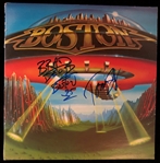 Boston: Delp & Gourdough Signed "Dont Look Back" Album Cover (2 Sigs)(Roger Epperson/REAL)