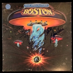 Boston: Delp & Gourdough Signed Debut Album Cover (2 Sigs)(Roger Epperson/REAL)