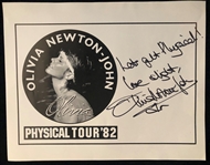 Olivia Newton-John Signed Tour Photo (Roger Epperson/REAL)