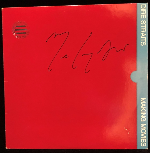 Dire Straits: Mark Knofler Signed "Making Moves" Album Cover w/ Vinyl (JSA LOA)