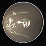 Peter Criss Signed 12" KISS Drumhead (Roger Epperson/REAL)