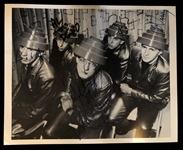 DEVO: Group Signed 8" x 10" Photo (5 Sigs)(Epperson/REAL)