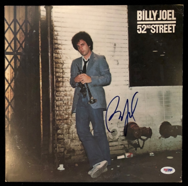 Billy Joel Signed "52nd Street" Album Cover w/ Vinyl (Epperson/REAL)