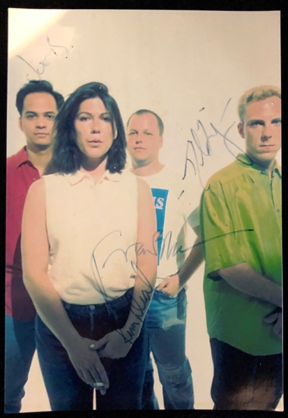 The Pixies Group Signed 8" x 10" Color Photo (Epperson/REAL)