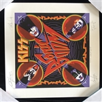 KISS: Group Signed 25" x 25" Ltd. Ed. Sonic Boom Lithograph (Epperson/REAL)