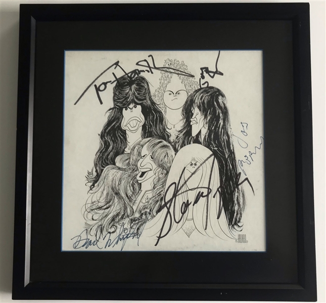Aerosmith: Group Signed "Draw the Line" LP (5 Sigs)(Epperson/REAL LOA)
