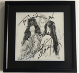 Aerosmith: Group Signed "Draw the Line" LP (5 Sigs)(Epperson/REAL LOA)