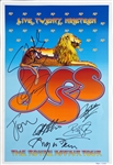 YES: Group & Artist Signed Ltd. Ed. "The Royale Affair Tour" Poster (7 Sigs)(Third Party Guaranteed)