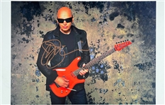 Joe Satriani Signed Color Photograph (Third Party Guaranteed)