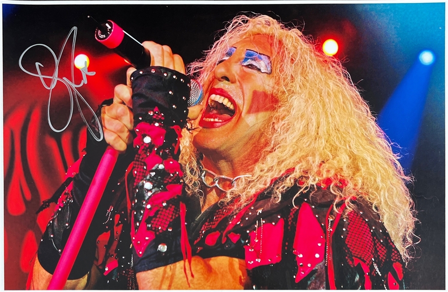 Twisted Sister: Dee Snider Signed Color Photograph (Third Party Guaranteed)