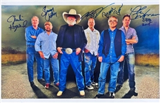 Charlie Daniels Band: Lot of Two Group Signed Photographs (Third Party Guaranteed)