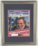 Grateful Dead: Jerry Garcia Signed Rolling Stones Magazine Cover, Custom Matted & Framed (Epperson/REAL)