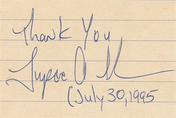 Tupac Shakur Handwritten & Signed 1995 Letter w/ Full Signature & Great Content (Beckett/BAS Authentication) 