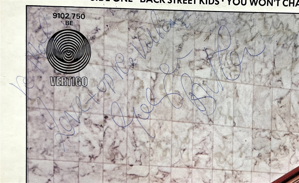Black Sabbath Group Signed “Technical Ecstasy” Album Record (4 Sigs) (JSA LOA)