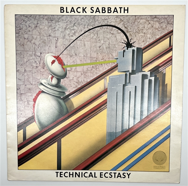 Black Sabbath Group Signed “Technical Ecstasy” Album Record (4 Sigs) (JSA LOA)