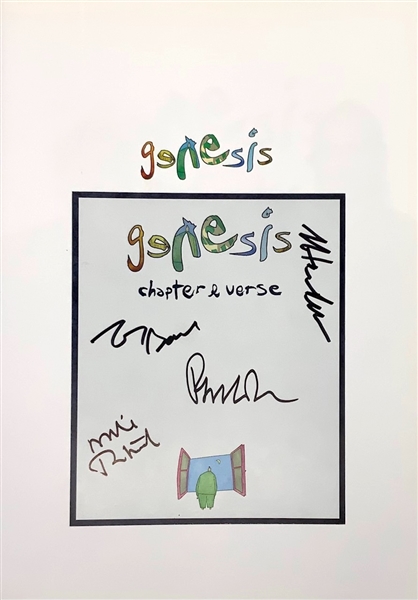 Genesis Group Signed “Chapter & Verse” Hardback (4 Sigs) (Roger Epperson/REAL LOA)  