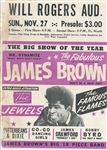 James Brown Vintage Original 6.75” x 9.75” Handbill 