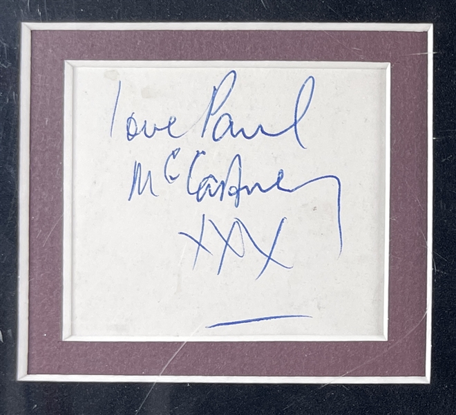 The Beatles Group Signature Set in Custom Framed Display (Beckett/BAS LOA)