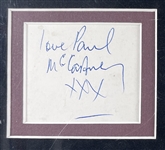 The Beatles Group Signature Set in Custom Framed Display (Beckett/BAS LOA)