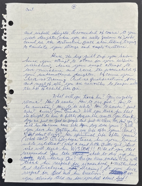 Marvin Gaye 8-Page Handwritten Letter to His Mother-In-Law with Shocking Content (JSA LOA)