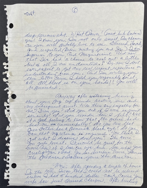 Marvin Gaye 8-Page Handwritten Letter to His Mother-In-Law with Shocking Content (JSA LOA)