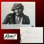 Bruce Springsteen Signed 1975 Columbia Records "Born to Run" 8x10 Publicity Photograph with Spectacular Early Autograph! (Epperson/REAL LOA)