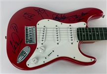 Deep Purple : Group Signed Electric Guitar (5/Sigs)  (Beckett/BAS)