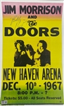 THE DOORS: Robby Krieger Signed Concert Poster (Beckett/BAS)
