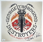 George Thorogood Signed 12" x 12" Album Insert (JSA)