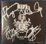 KISS Group Signed "Alive IV" CD Booklet (JSA COA)