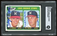 Phil Niekro Signed 8X10 Photo HOF 97 Autograph Braves Warmup