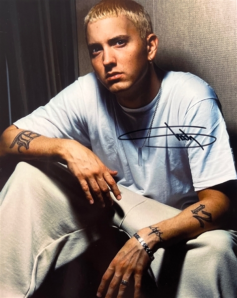 Eminem Shady Signed 8 x 10 Color Photograph (JSA LOA)