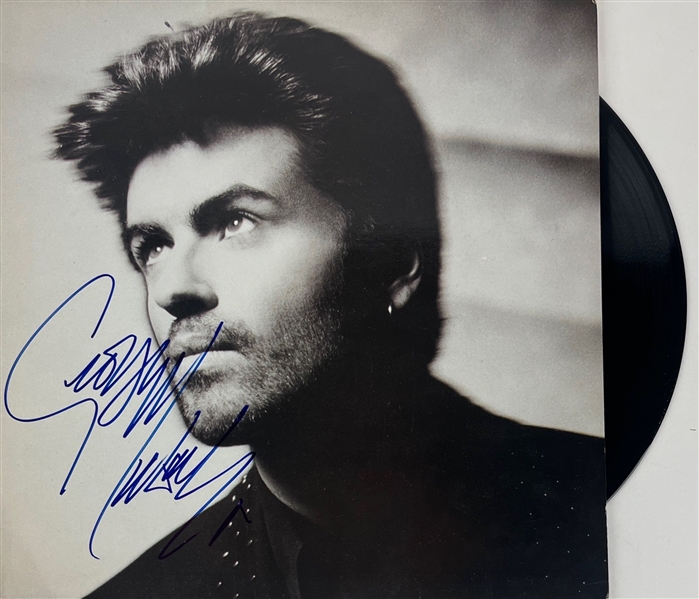 RARE George Michael Signed Heal The Pain Europe Edition LP w/ Vinyl (Third Party Guaranteed)