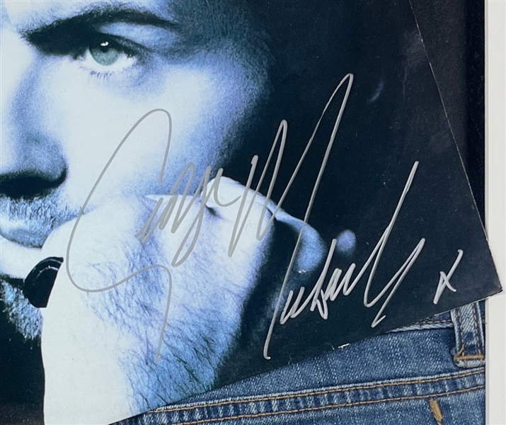 George Michael Signed Faith Lot of 3 w/ Personal Letter, Album, and Cut Signature (Beckett/Third Party Guaranteed)