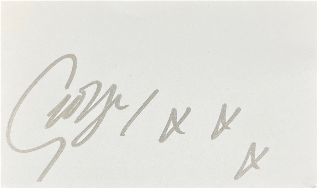 George Michael Signed Faith Lot of 3 w/ Personal Letter, Album, and Cut Signature (Beckett/Third Party Guaranteed)