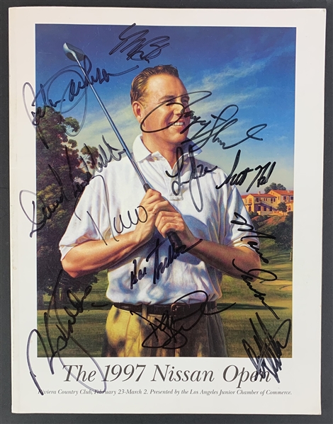1997 Nissan Open Signed Program with Payne Stewart and others (Beckett/BAS LOA)